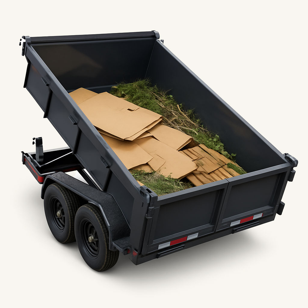 1/4 load trailer